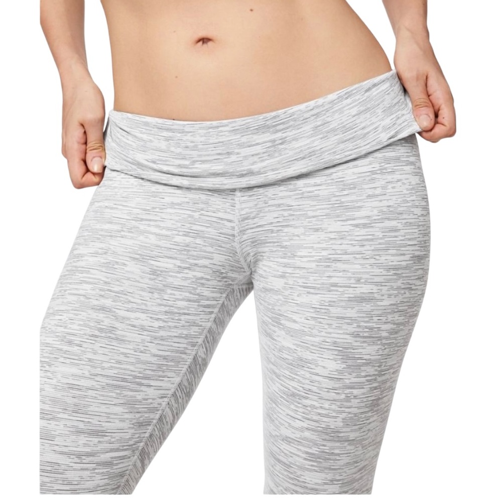 Lululemon Wunder Under Scalloped Hem High-Rise Cropped Leggings Size 6
